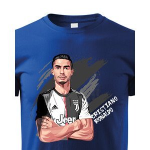 Dětské tričko s potiskem Christiano Ronaldo -  dětské tričko pro milovníky fotbalu