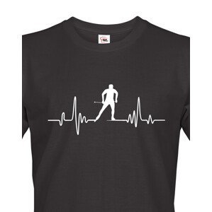 Pánské tričko s potiskem pro běžkaře - tep