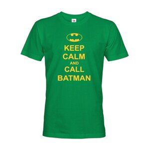 Pánské tričko - Keep calm and call Batman