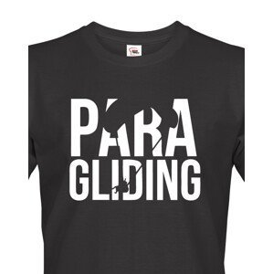 Pánské tričko s motivem paragliding - ideální dárek k Vánocům