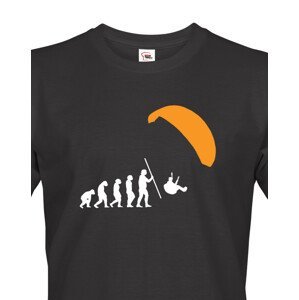 Pánské tričko Paragliding evolution - tisk na kvalitní textil