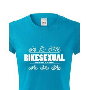 Dámské tričko Bikesexuál vám vždy zvedne náladu