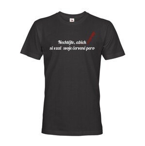 Tričko pro učitele Červené pero