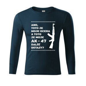 Vtipné tričko pro tatínky Toto je moje dcera a toto je moje AK-47