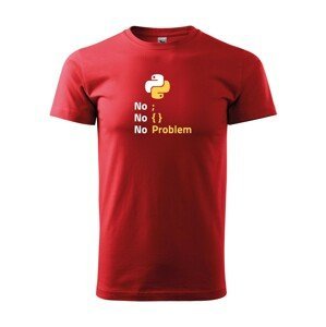 Pánské tričko pro programátory No problem