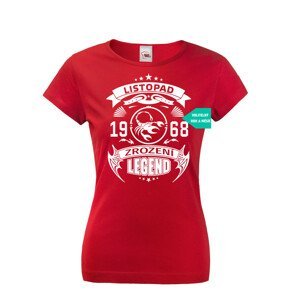 Dámské narozeninové tričko Zrození legendy - Heureka recenze 98 %