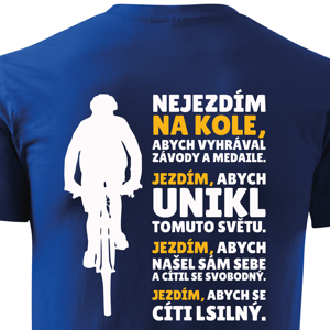 Originální pánské triko Hymna cyklisty