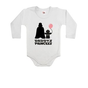 Dětské body s potiskem Star Wars Daddys Princess