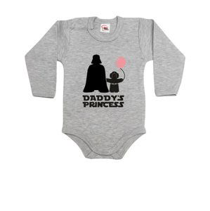 Dětské body s potiskem Star Wars Daddys Princess