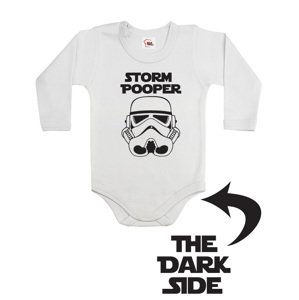 Dětské body s potiskem Star Wars Storm Pooper