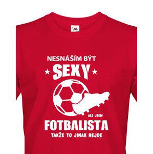 Pánské tričko s potiskem Sexy fotbalista