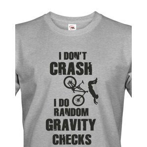 Pánské MTB tričko pro cyklisty RANDOM GRAVITY CHECKS