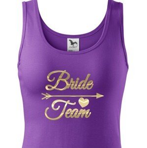 Dámské tričko pro tým nevěsty Bride Team- ideální rozlučková trička