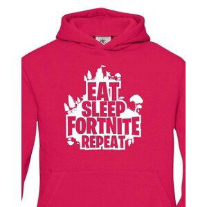 Dětská mikina s potiskem  Eat Sleep Fortnite Repeat