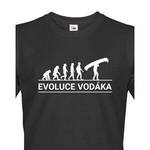 Pánské tričko pro vodáky Evoluce vodáka - super tričko pro vodáky