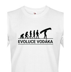 Pánské tričko pro vodáky Evoluce vodáka - super tričko pro vodáky