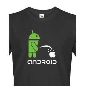 Pánské tričko  Android vs Apple - ideální triko pro Geeky