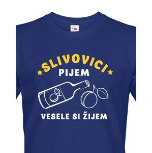 Pánské tričko Slivovici pijem, vesele si žijem