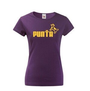 ★ Dámské tričko s oblíbeným motivem Punťa - vtipná parodie na značku Puma