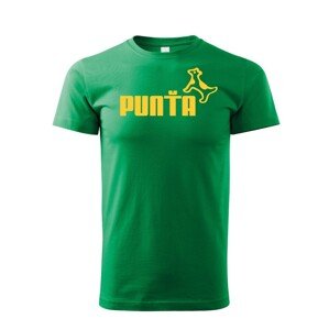 ★ Dětské tričko s oblíbeným motivem Punťa - vtipná parodie na značku Puma