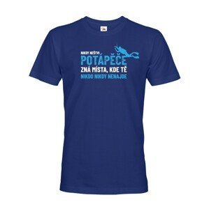 Pánské tričko Nikdy neštvi potápeče  - ideální dárek