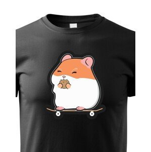Dětské tričko se skateboardem - Hamster