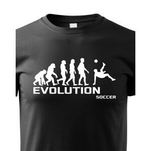 Dětské tričko evoluce fotbalu - ideální dárek pro fotbalistu
