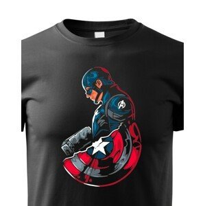 Dětské tričko s potiskem Kapitán Amerika - Captain America