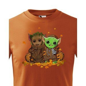 Dětské tričko Mistr Yoda a Groot - ideální pro každého fanouška