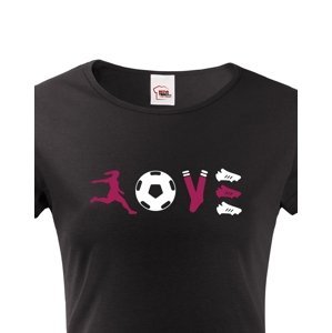 Dámske  tričko fotbal love