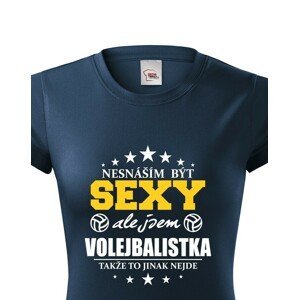Originální dámské tričko Sexy volejbalistka
