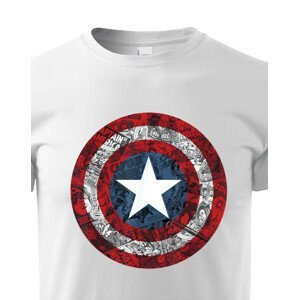 Dětské tričko s potiskem Kapitán Amerika - tričko pro fanoušky Marvel