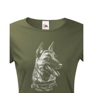 Dámské tričko pro majitele Belgického ovčáka - pro milovníky psů