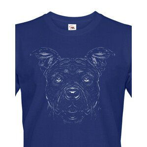 Pánské tričko pro milovníky psů s potiskem Americký stafordširský teriér