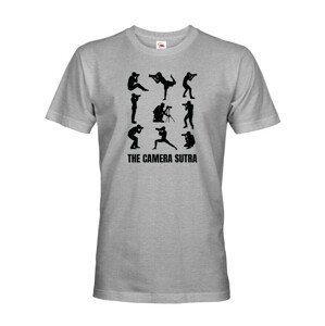 Pánské tričko s vtipným potiskem The camera sutra - tričko pro fotografy