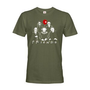 Pánské tričko s potiskem Přátelé hororová edice - dárek pro milovníky hororu