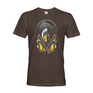 Pánské tričko s potiskem Scorpion Mortal Kombat - dárek pro fanoušky hry Mortal Kombat