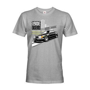 Pánské tričko s potiskem Mercedes AMG 190E EVO - tričko pro milovníky aut
