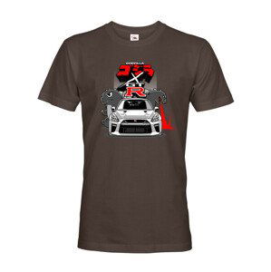 Pánské tričko s potiskem  Nissan GTR Godzilla - tričko pro milovníky aut