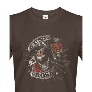 Pánské tričko s potiskem kapely Guns N' Roses  - parádní tričko s potiskem rockové skupiny Guns N' Roses