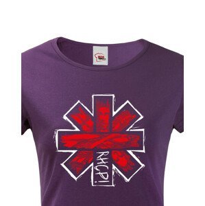 Dámské tričko s potiskem metalové kapely Red Hot Chili Peppers - parádní tričko s kvalitním potiskem