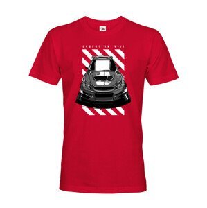 Pánské tričko s potiskem Mitsubishi Lancer evo  -  tričko pro milovníky aut