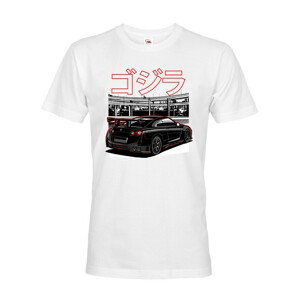 Pánské tričko s potiskem Nissan GTR R35 Back  -  tričko pro milovníky aut