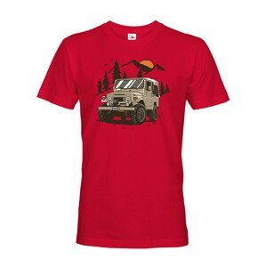 Pánské tričko s potiskem Toyota Land Cruiser -  tričko pro milovníky aut