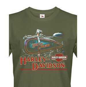 Pánské triko s motivem  Harley-Davidson