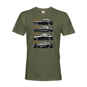 Pánské tričko s potiskem Toyota Supra History -  tričko pro milovníky aut