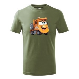 Dětské tričko s potiskem nákladního auta - tričko pro malé dobrodruhy
