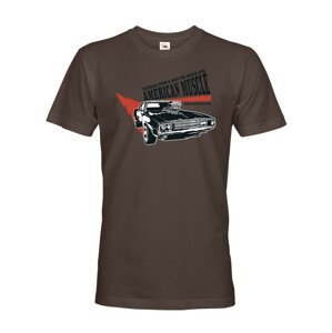 Pánské tričko s potiskem American Muscle car -   tričko pro milovníky aut