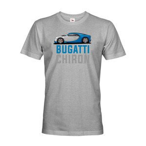 Pánské tričko s potiskem Bugatti Chiron -   tričko pro milovníky aut