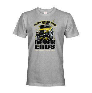 Pánské tričko s potiskem Jeep Wrangler -   tričko pro milovníky aut